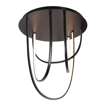 Zambelis 1951 - Светодиодная припотолочная люстра с регулированием яркости LED/80W/230V черный
