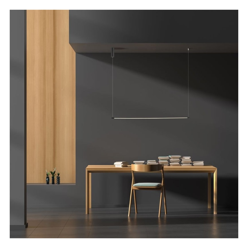 Zambelis 20119 - Светодиодная подвесная люстра LED/20W/230V черная