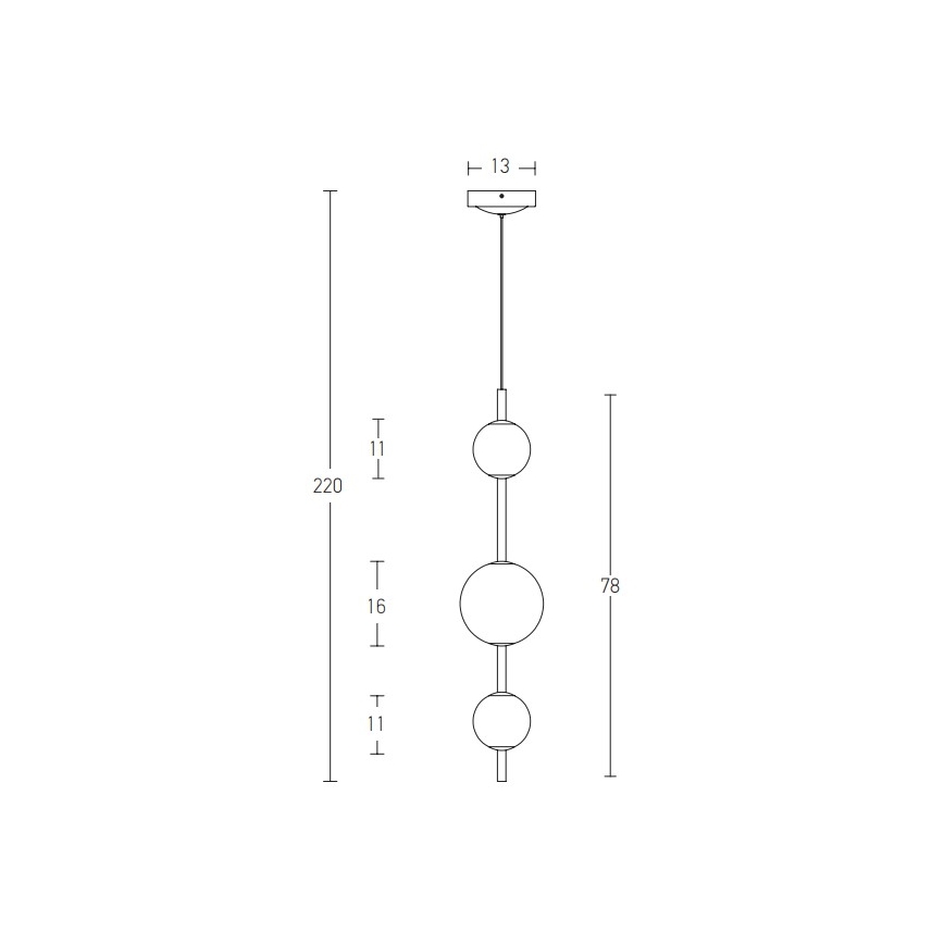 Zambelis 20132 - Светодиодная подвесная люстра LED/12W/230V