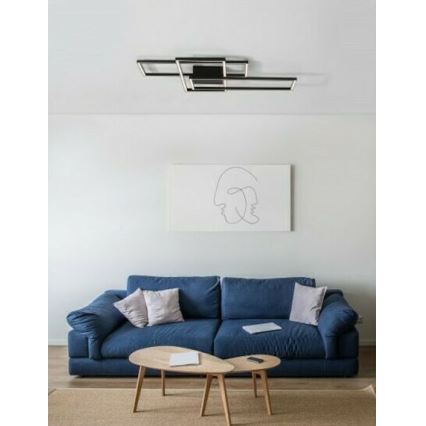 Zambelis 2020 - Пристельова LED люстра з регулюванням яскравості LED/55W/230V чорний