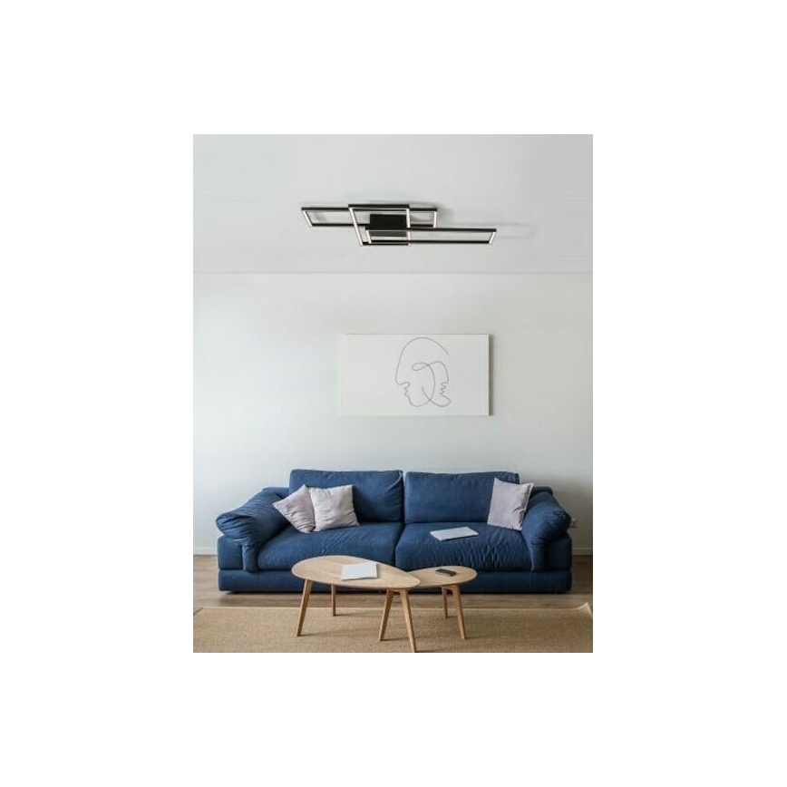 Zambelis 2020 - Светодиодная припотолочная люстра с регулированием яркости LED/55W/230V черный