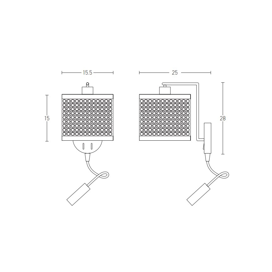 Zambelis 20355 - Світлодіодна настінна лампа 1xE27/40W + LED/3W/230V ротанґ