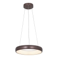 Zambelis 2047 - Светодиодная подвесная люстра с регулированием яркости LED/30W/230V диаметр 40 см коричневый
