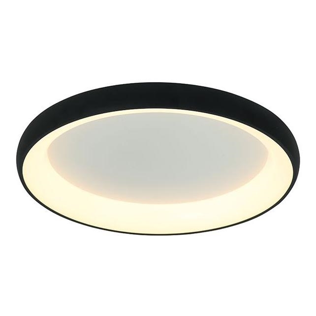 Zambelis 2048 - Стельовий LED світильник з регулюванням яскравості LED/50W/230V діаметр 60 см чорний