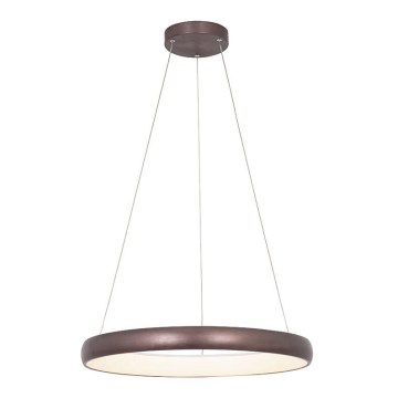Zambelis 2055 - Підвісна LED люстра з регулюванням яскравості LED/50W/230V діаметр 60 см коричневий