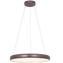 Zambelis 2055 - Светодиодная подвесная люстра с регулированием яркости LED/50W/230V диаметр 60 см коричневый