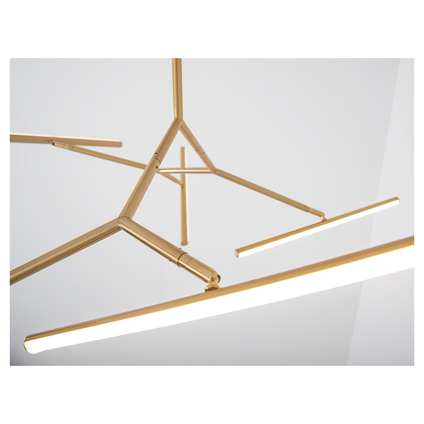 Zambelis 2071 - LED люстра на штанзі з регулюванням яскравості LED/49W/230V золотий