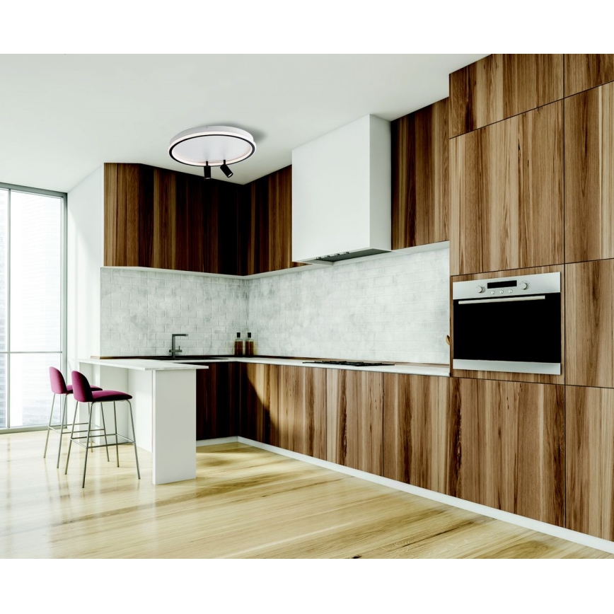 Zambelis 22014 - Світлодіодний стельовий світильник з регулюванням яскравості LED/71W/230V чорний