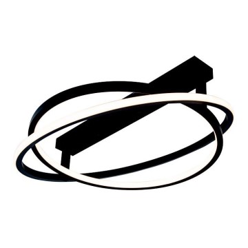 Zambelis 22016 - Светодиодная припотолочная люстра с регулированием яркости LED/56W/230V диаметр 60 см черный