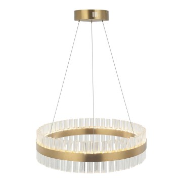 Zambelis 22040 - Светодиодная подвесная люстра с регулированием яркости LED/68W/230V золотистый