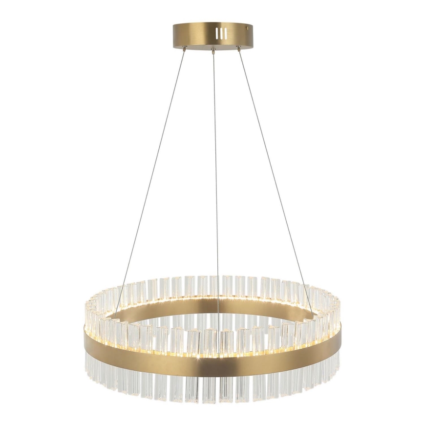 Zambelis 22040 - Светодиодная подвесная люстра с регулированием яркости LED/68W/230V золотистый