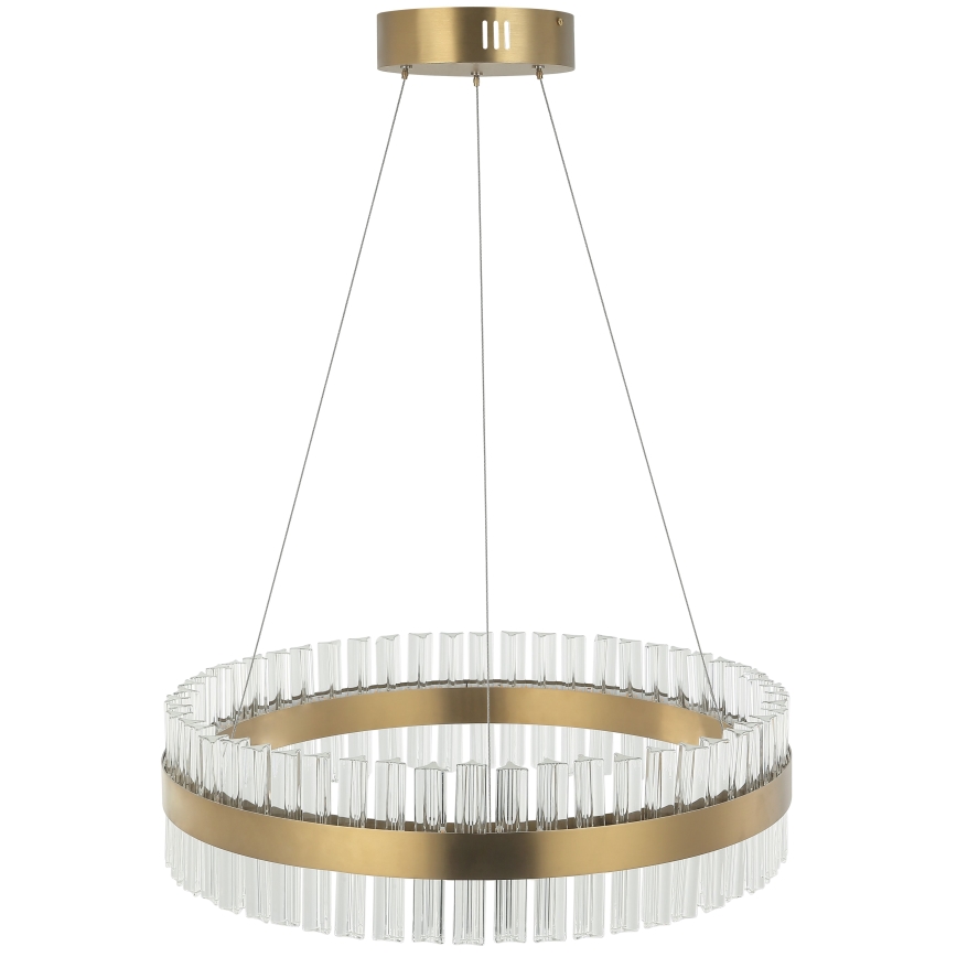 Zambelis 22040 - Светодиодная подвесная люстра с регулированием яркости LED/68W/230V золотистый