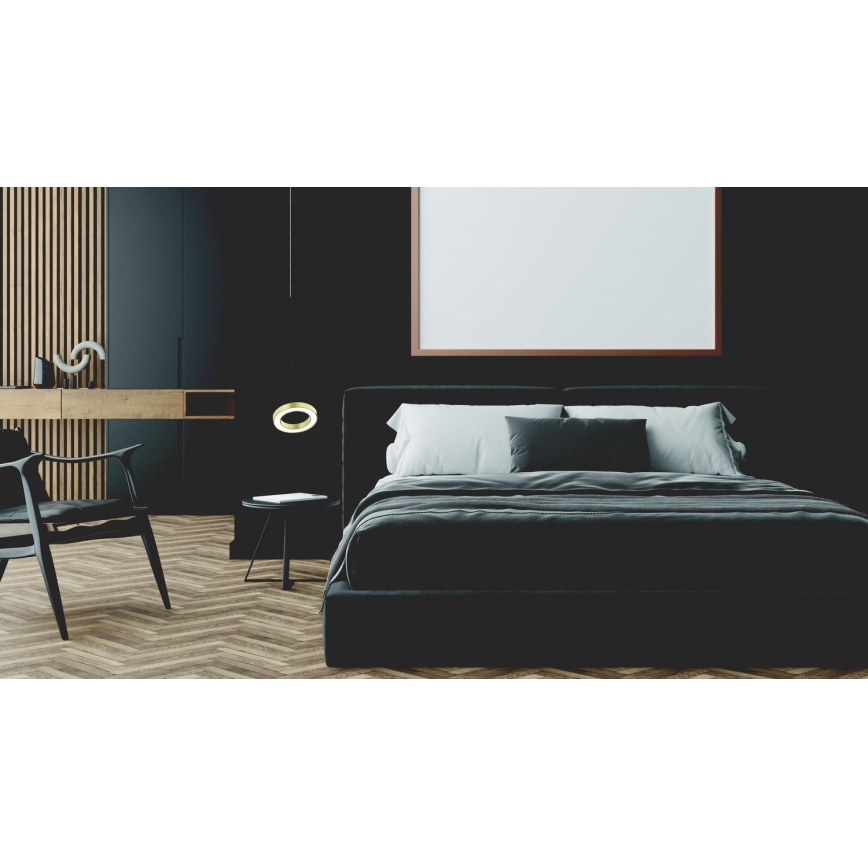 Zambelis 22045 - Світлодіодна підвісна люстра з регулюванням яскравості LED/7W/230V CRI90 чорний