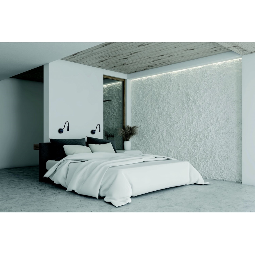 Zambelis 22049 - Гнучка світлодіодна лампа LED/3W/230V CRI90 чорна