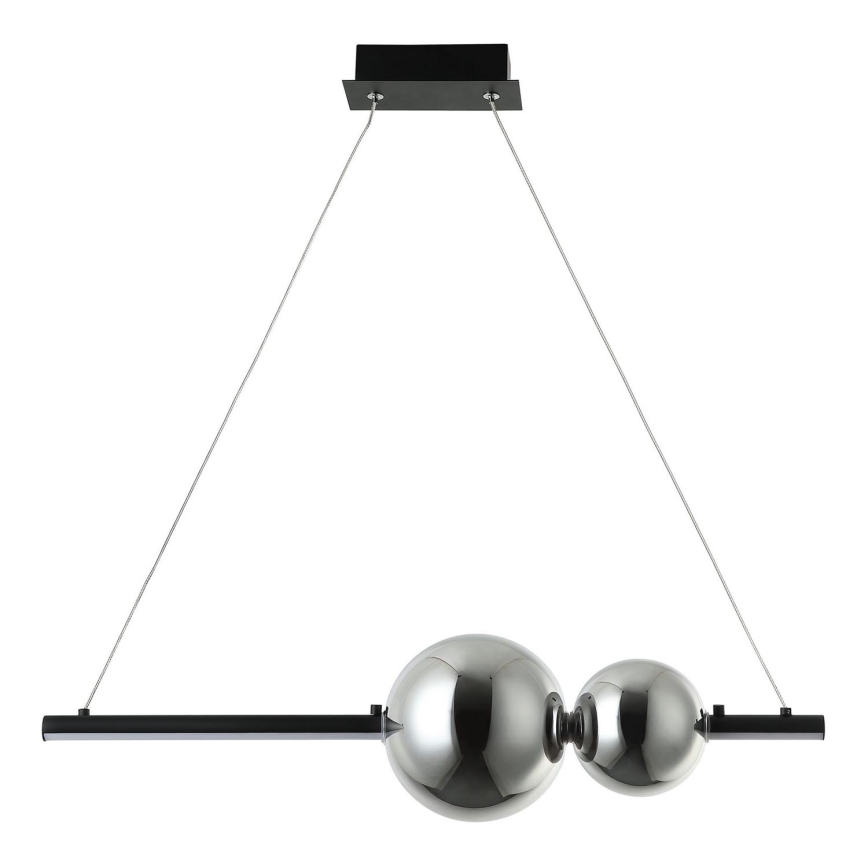 Zambelis 22109 - Светодиодная подвесная люстра с регулированием яркости LED/11W/230V черный