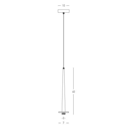 Zambelis 22111 - Світлодіодна підвісна люстра LED/3W/230V CRI90 золотий