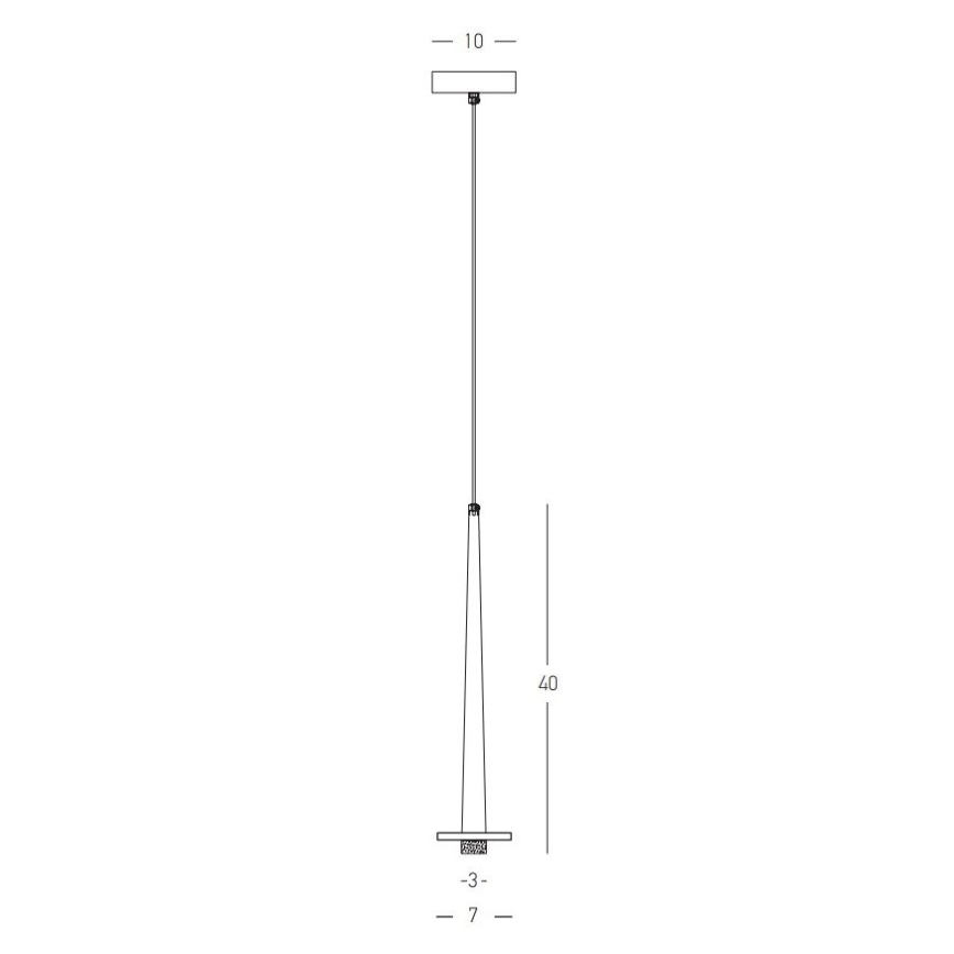 Zambelis 22111 - Світлодіодна підвісна люстра LED/3W/230V CRI90 золотий