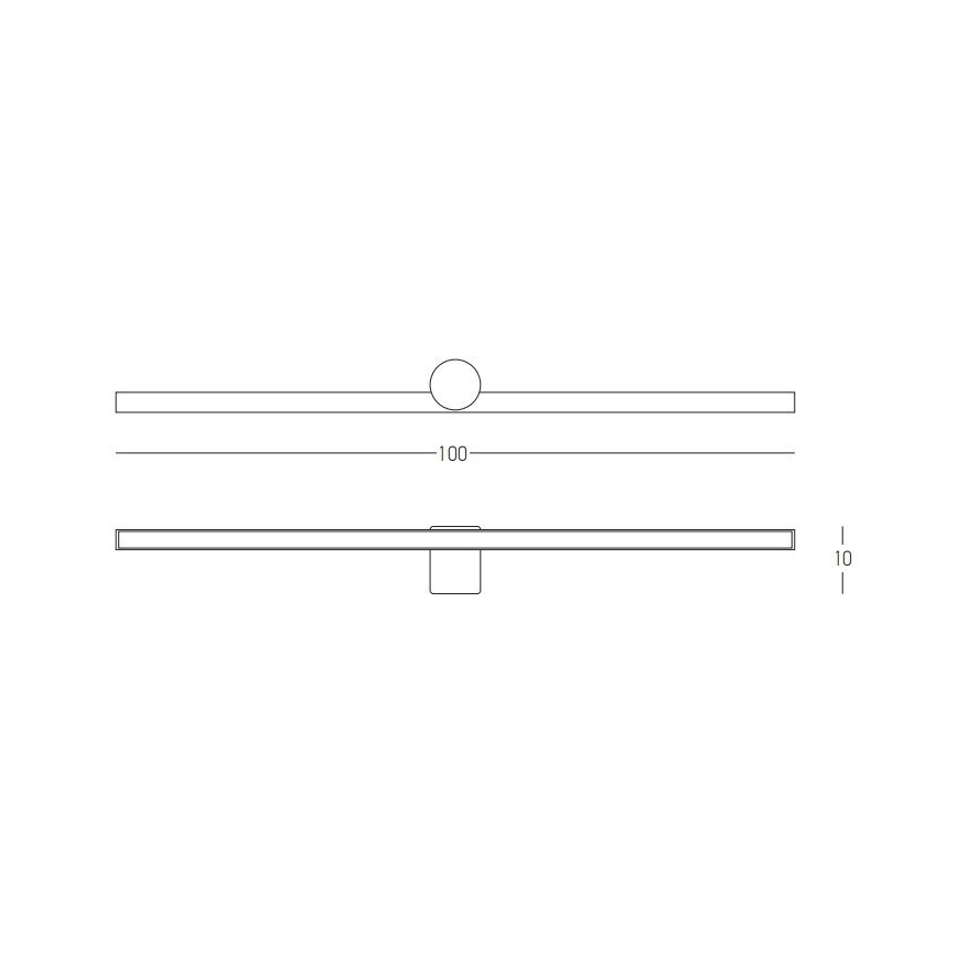 Zambelis 22126 - Светодиодная подсветка для зеркала в ванной комнате LED/21W/230V 100 см IP54
