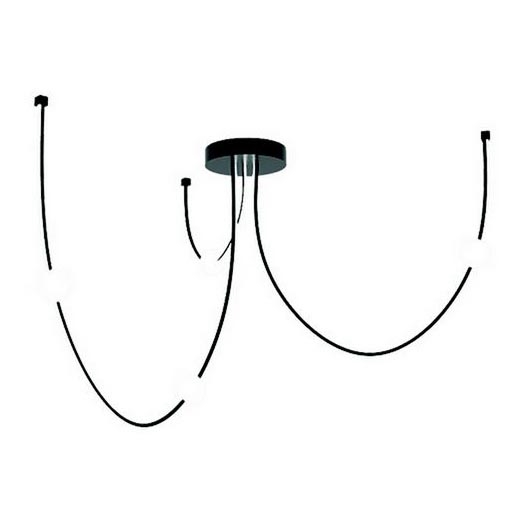 Zambelis 22247 - Светодиодная подвесная люстра с регулированием яркости LED/42W/230V черный