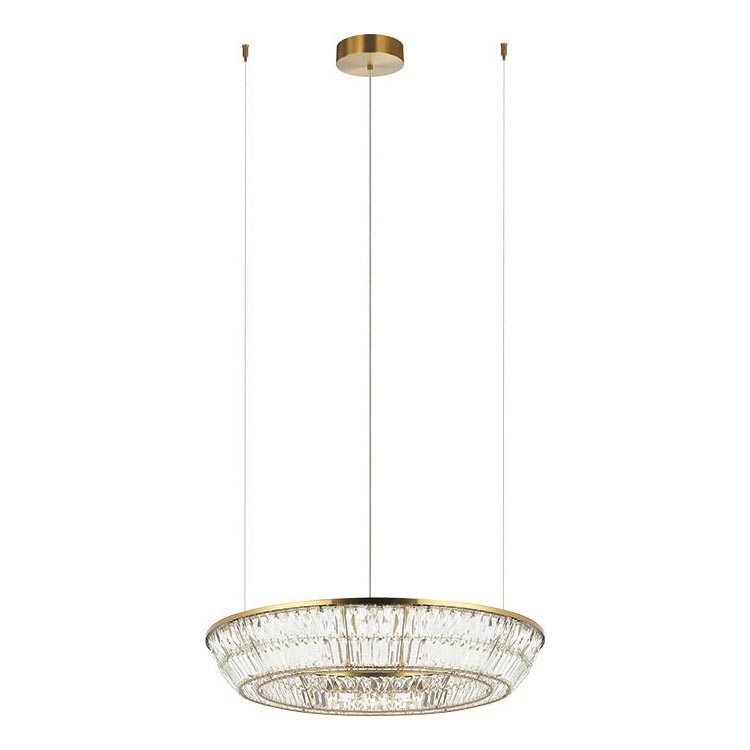 Zambelis 23048 - Кришталева підвісна LED люстра з регулюванням яскравості LED/55W/230V CRI 90 3000K діаметр 80 см латунь
