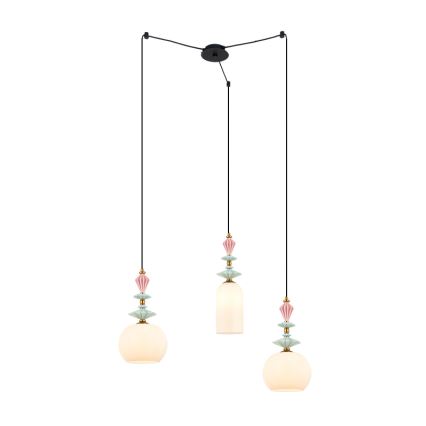 Zambelis A22079 - Запасний абажур для люстри, діаметр 21 см, білий