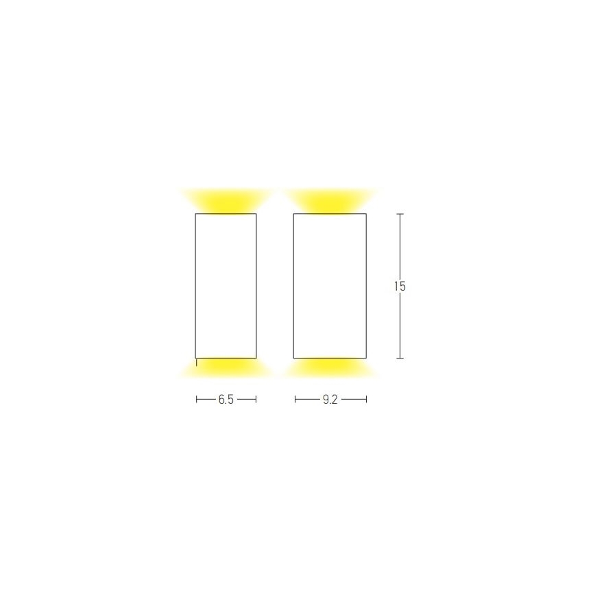 Zambelis E124 - Вуличний настінний світильник 2xGU10/15W/230V IP54 антрацит