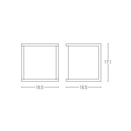 Zambelis E127 - Вуличний настінний світильник 1xE27/18W/230V IP54 антрацит