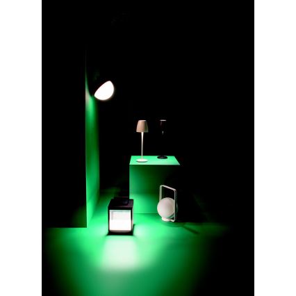 Zambelis E218 - Вулична LED лампа з регулюванням яскравості LED/5W/5V IP54 чорний