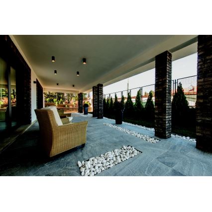 Zambelis E219 - Зовнішній точковий світильник 1xGU10/7W/230V IP54 чорний