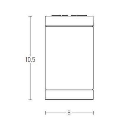 Zambelis E219 - Зовнішній точковий світильник 1xGU10/7W/230V IP54 чорний
