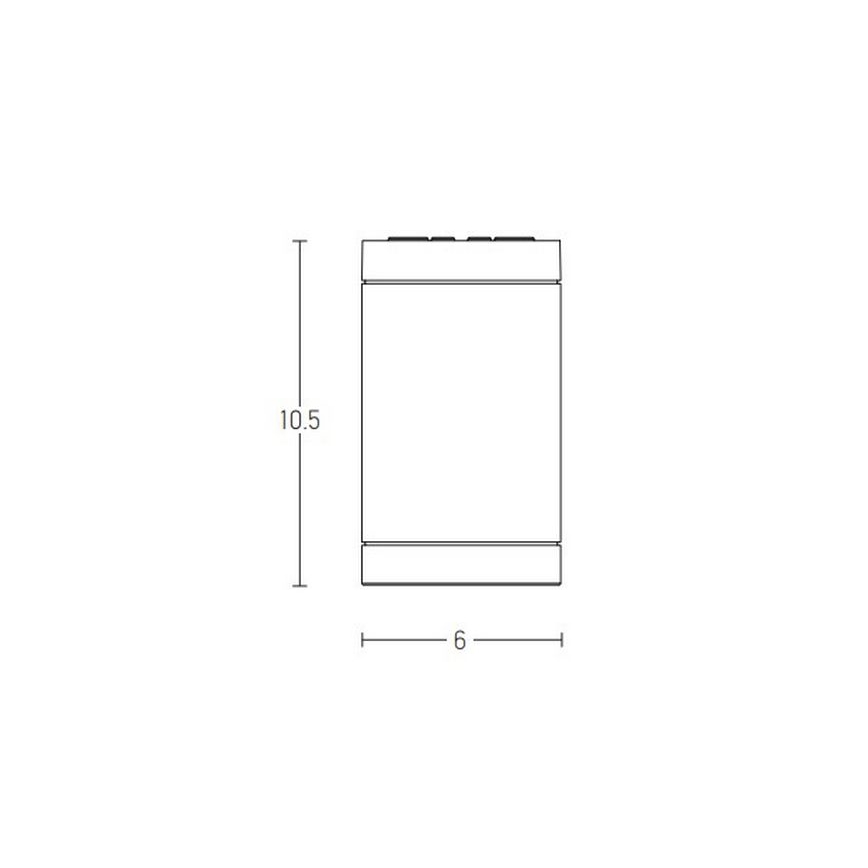 Zambelis E219 - Зовнішній точковий світильник 1xGU10/7W/230V IP54 чорний