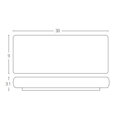 Zambelis E240 - Вуличний світлодіодний настінний світильник 2xLED/10W/230V IP65 антрацит