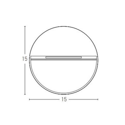 Zambelis E242-G - Светодиодный уличный лестничный светильник LED/6W/230V IP65 антрацит