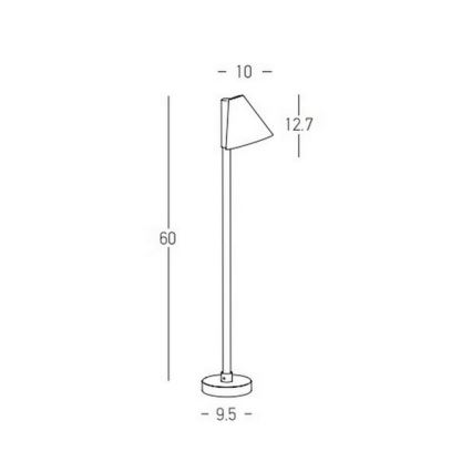 Zambelis E283 - Светодиодная уличная лампа LED/6W/230V IP65 антрацит