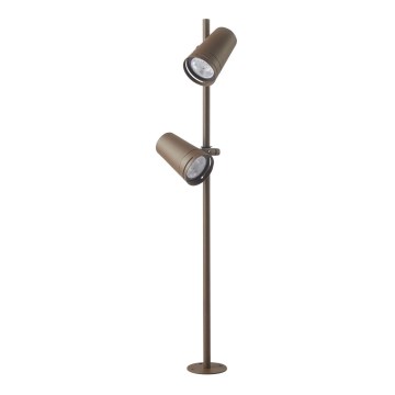 Zambelis E299 - Вулична світлодіодна лампа 2xLED/6W/230V IP54 CRI93 коричневий