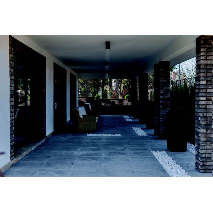 Zambelis E309 - Зовнішній точковий світильник 1xGU10/7W/230V IP54 чорний