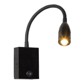 Zambelis H32 - LED Гнучка лампа LED/3W/230V чорний