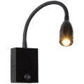 Zambelis H32 - Світлодіодна настінна лампа LED/3W/230V чорний