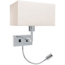 Zambelis H51 - Світлодіодна настінна лампа LED/3W + 1xE27/40W/230V