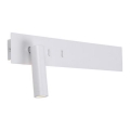 Zambelis H52 - Світлодіодний настінний світильник LED/3W + LED/10W/230V білий