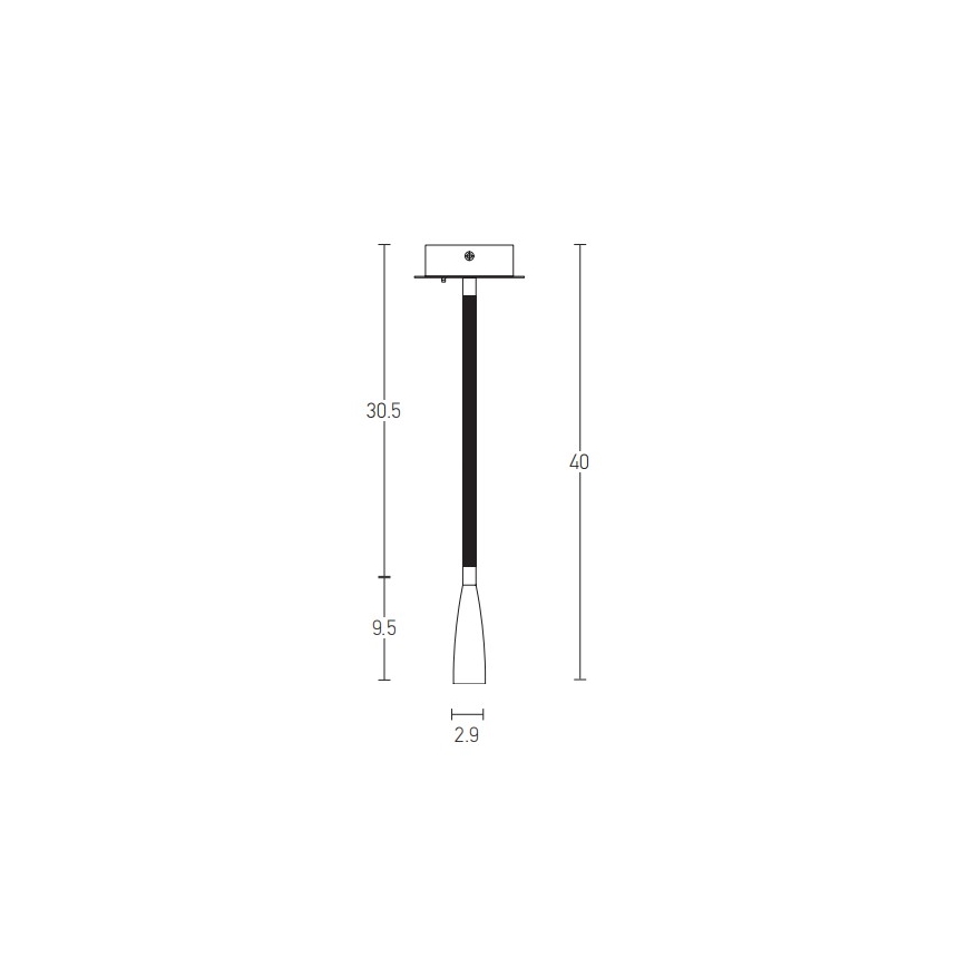 Zambelis H63 - Настінна LED лампа LED/3W/230V латунь