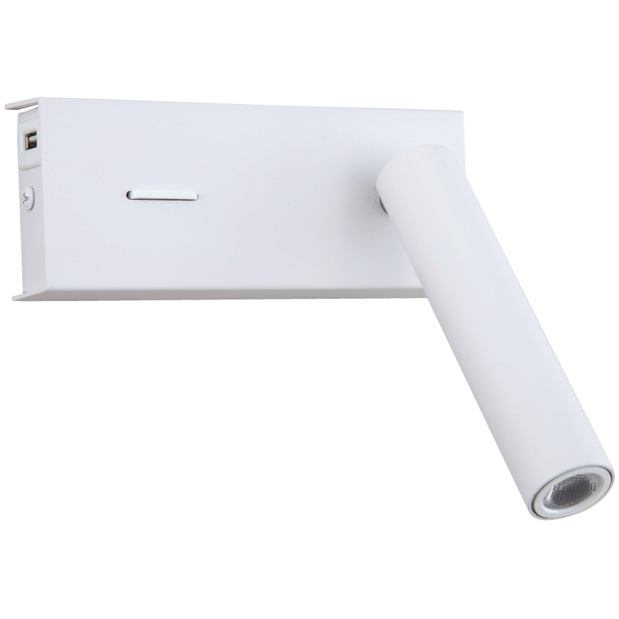 Zambelis H74 - Светодиодный настенный светильник LED/3W/230V USB белый