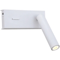 Zambelis H74 - Светодиодный настенный светильник LED/3W/230V USB белый