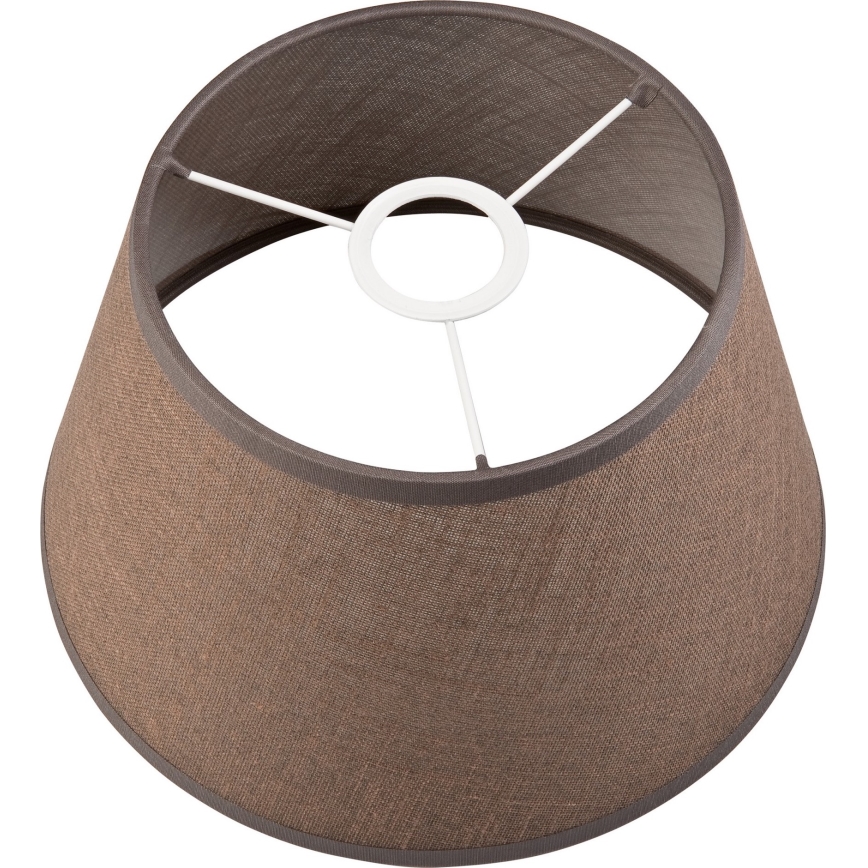 Запасний абажур для люстри та настінного світильника ANTONIO E14 120x200 мм коричневий