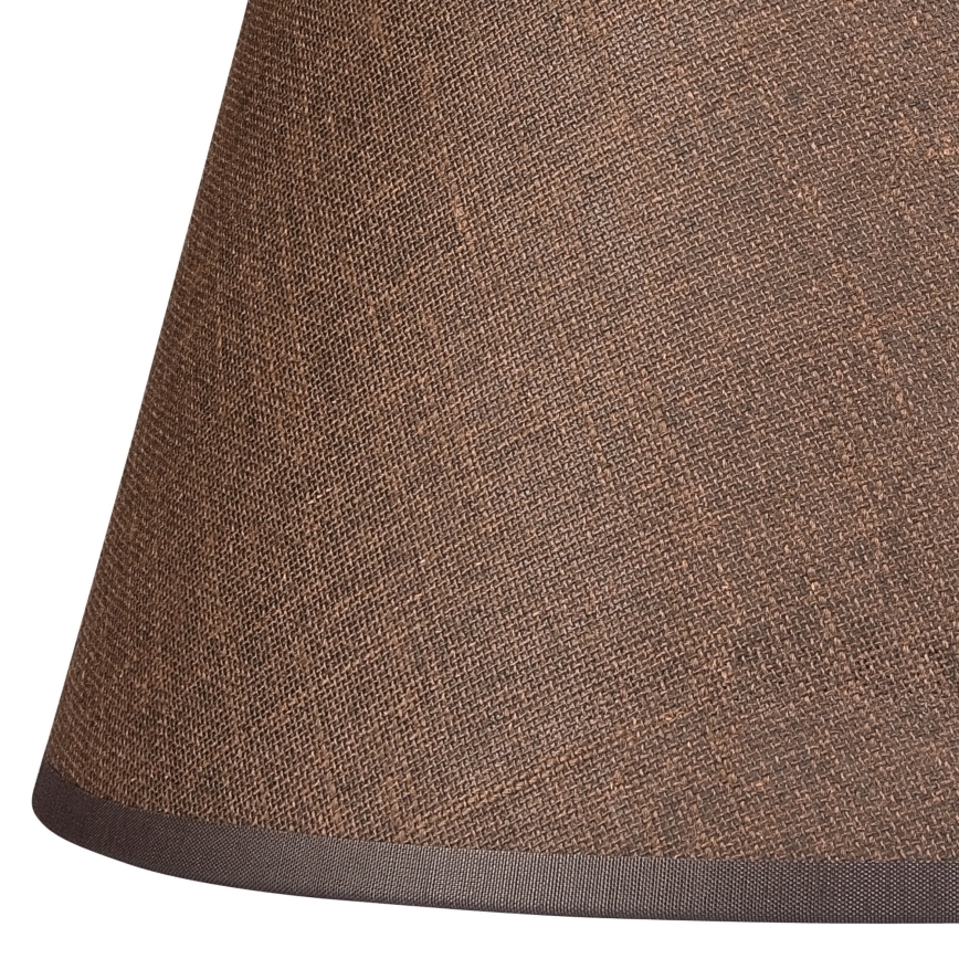 Запасний абажур для люстри та настінного світильника ANTONIO E14 120x200 мм коричневий