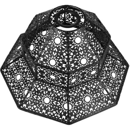 Запасний абажур для люстри SAMIRA E27 діаметром 33 см чорний