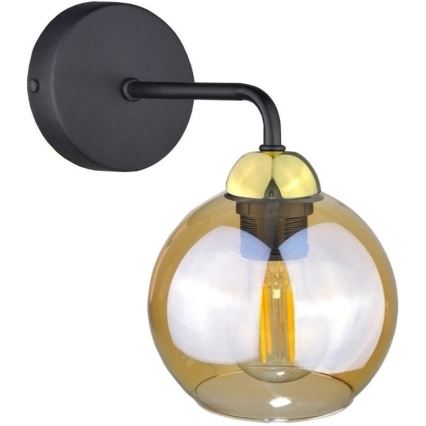 Запасне скло для настінного світильника AMBER - коричневе димчасте