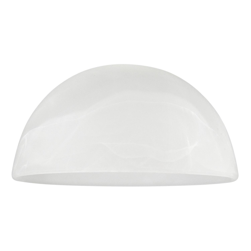 Запасне скло для люстри E27 діаметром 19 см, біле