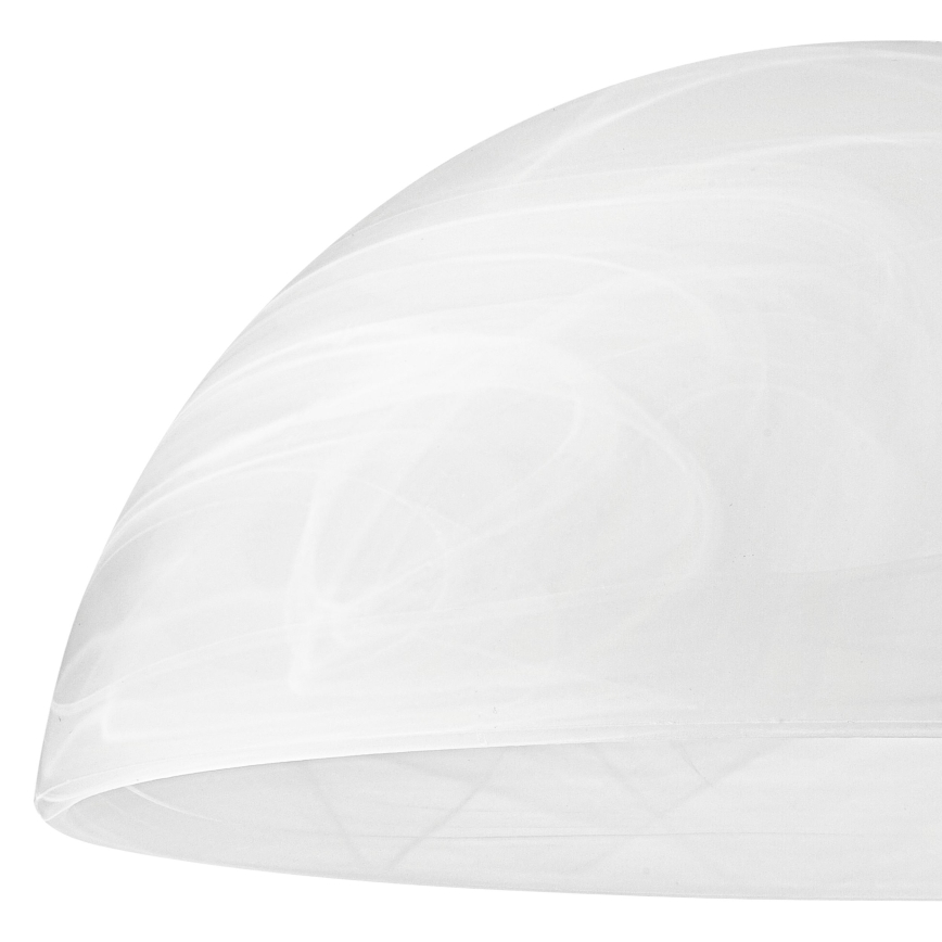 Запасне скло для люстри E27 130x300 мм біле