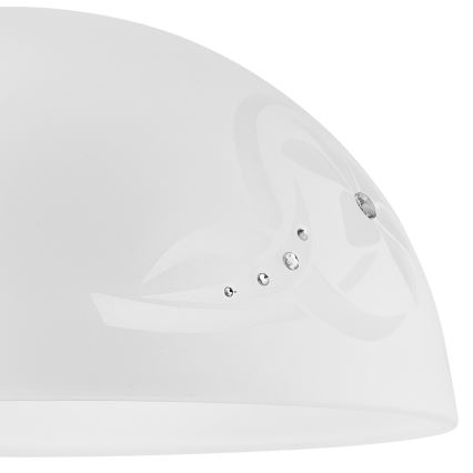 Запасне скло для люстри LILLY E27 діаметром 30 см, біле